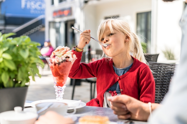 Kaffee und Eis-Zeit