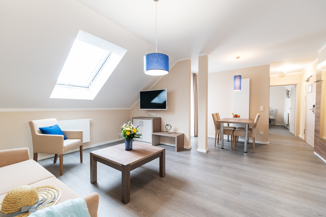 Wohnzimmer eines unserer Apartments