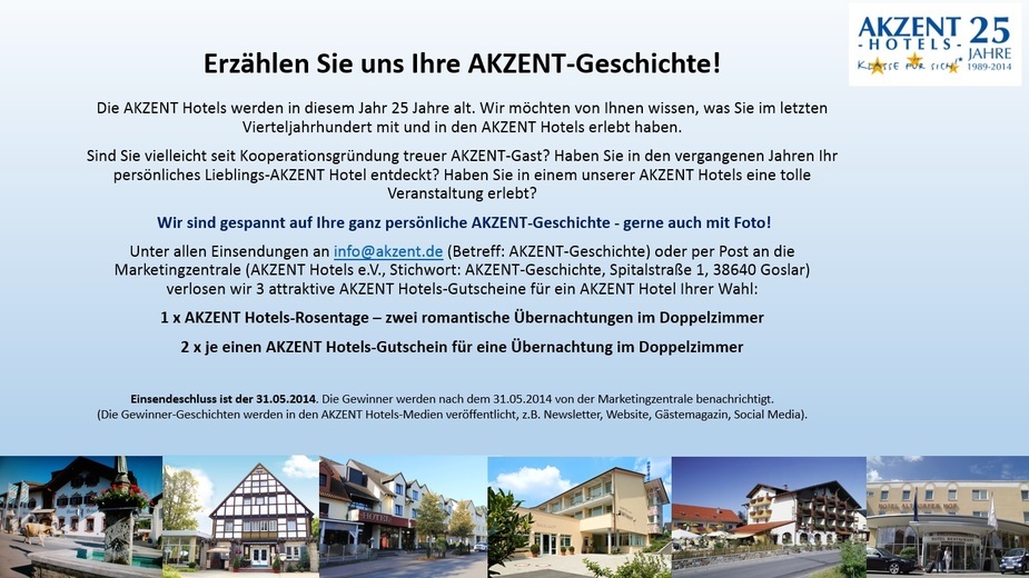 Gewinnen Sie einen Kurzurlaub!
