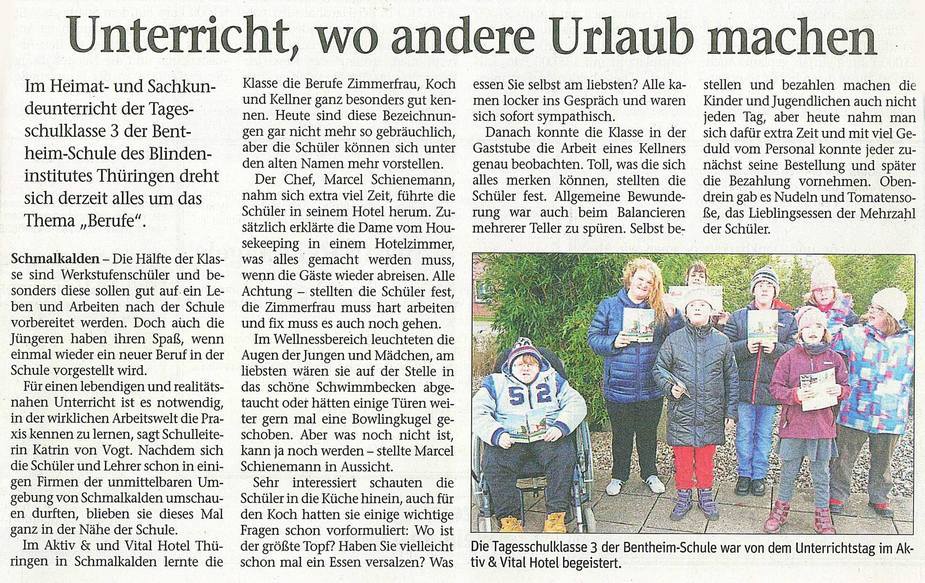Unterricht, wo andere Urlaub machen