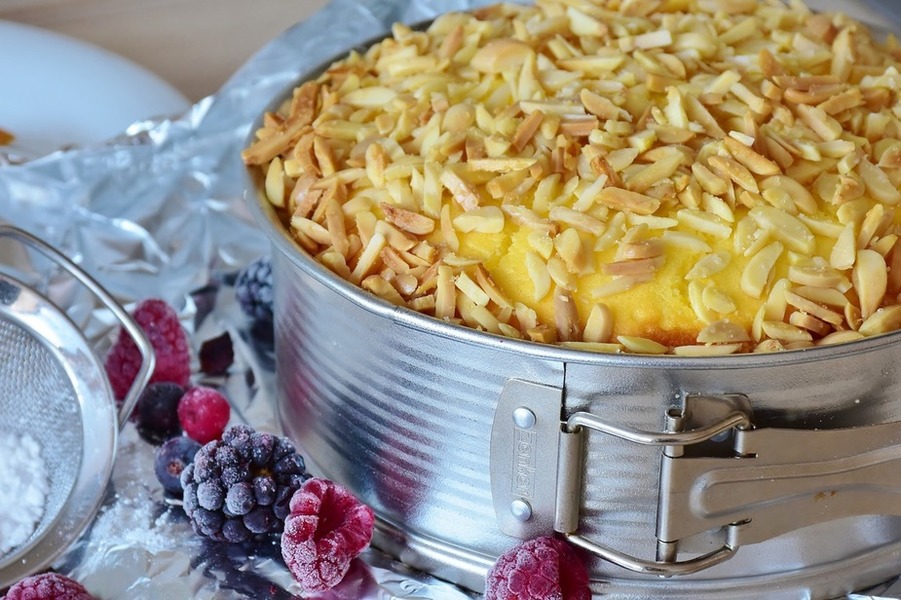 selbst gebackener Kuchen