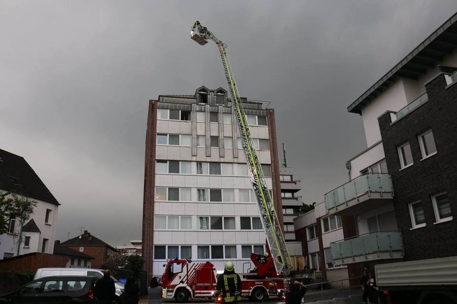 Übung der freiwilligen Feuerwehr im AKZENT City Hotel Kleve