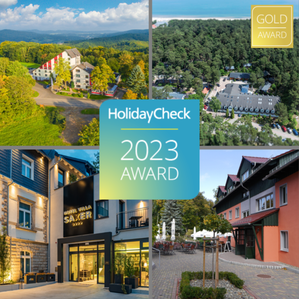 HolidayCheck Award 2023 für AKZENT Hotels! 🥇