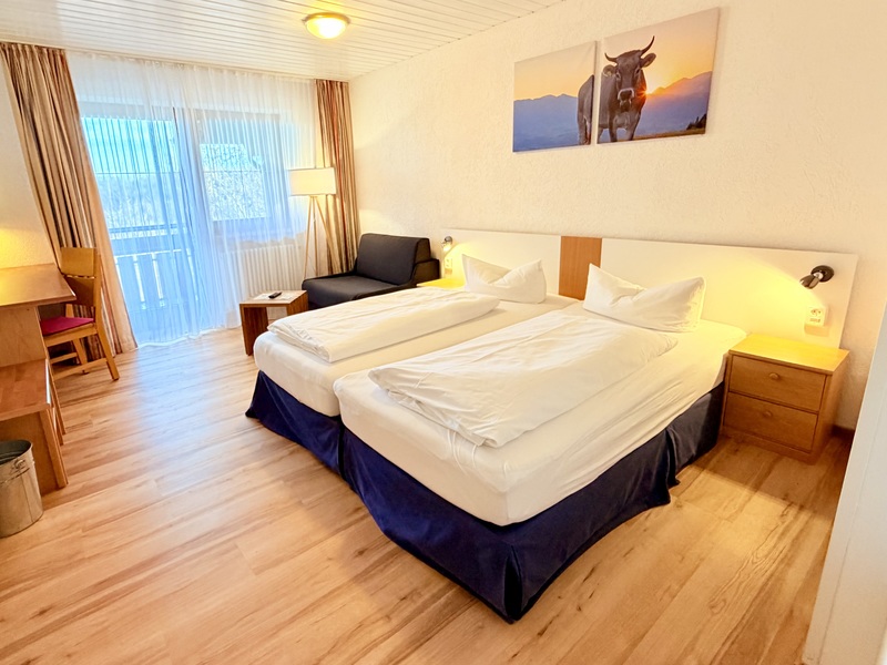 Doppel/TWIN-Zimmer, Balkon, Zustellbett
